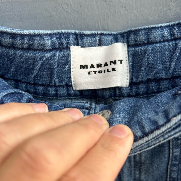 Marant Etoile Ivy denim Cargo Pants, size 36 - Picture 11 of 14